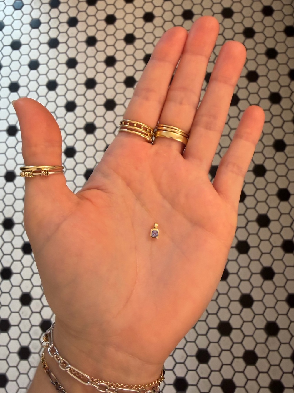Ariel Gordon Petite Iris Asscher Charm - Picture 6 of 7